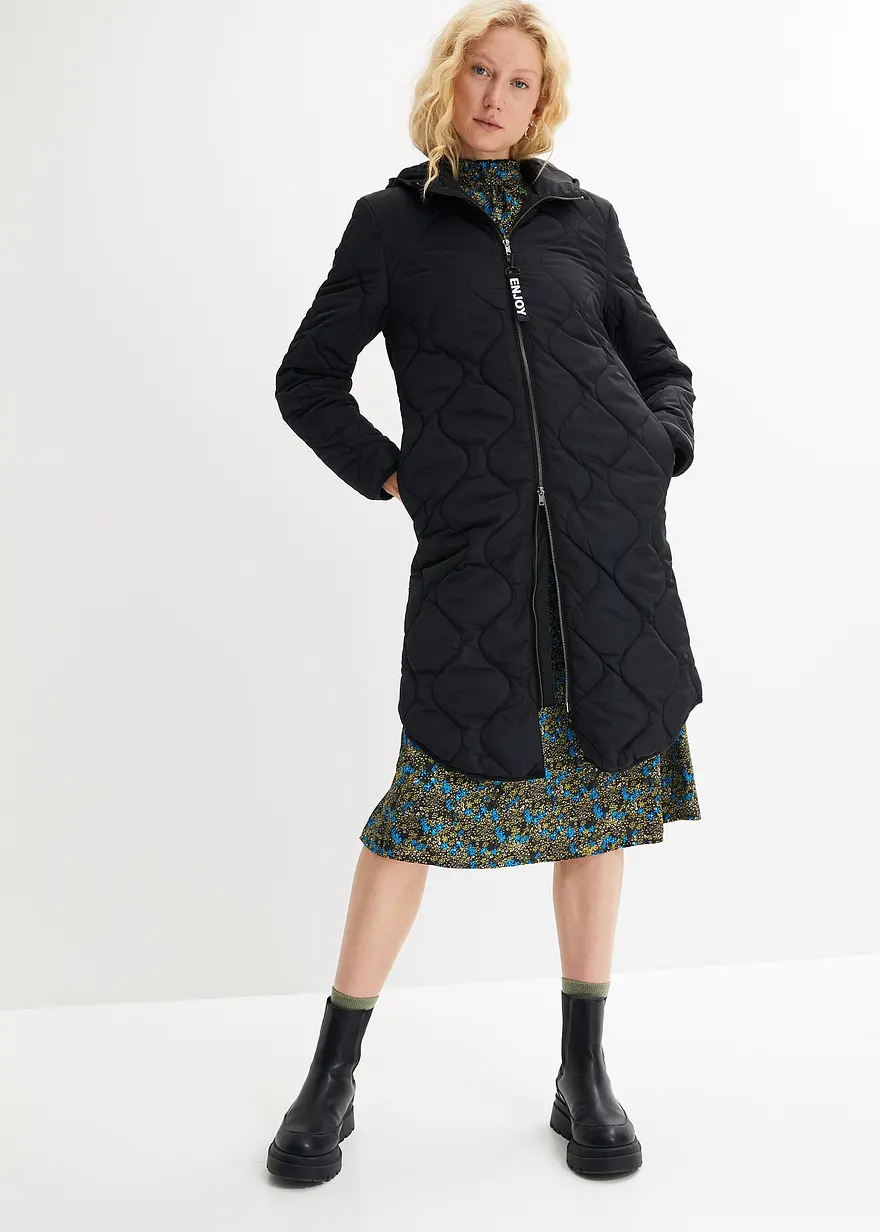 Steppmantel aus recyceltem Polyester