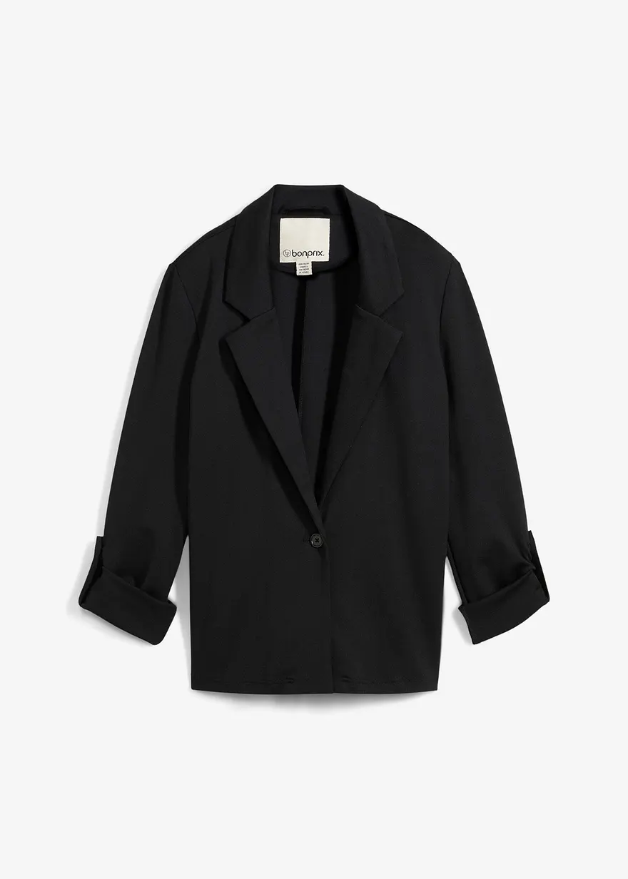 Sweatblazer aus Viskose-Mix