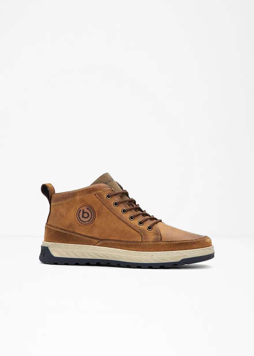 Bugatti Schnür Boot aus Leder
