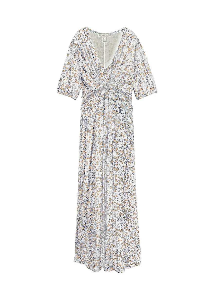 Maxi-Umstands- und Stillkleid aus Jersey