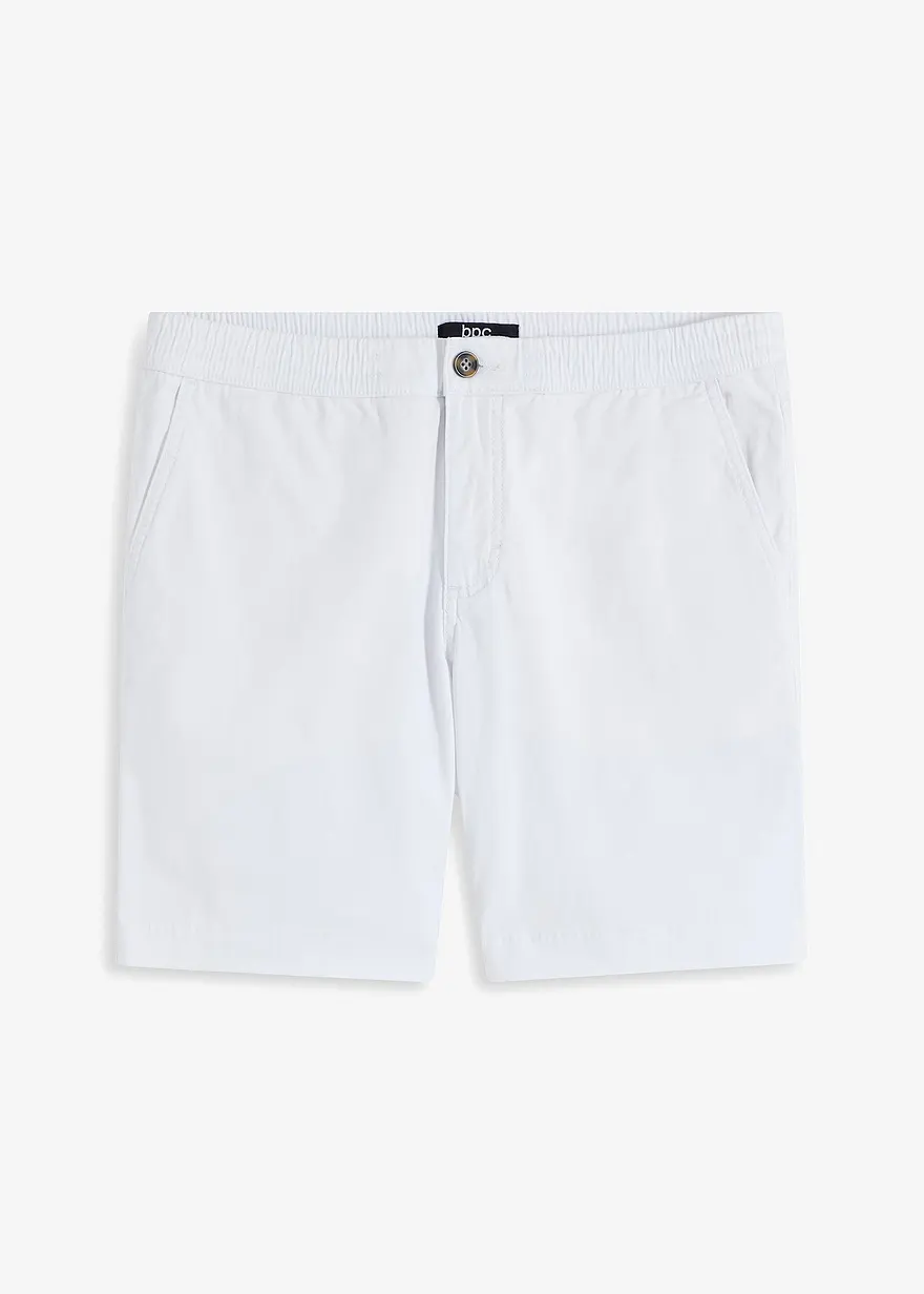 Stretch-Longshorts mit elastischem Bund, Regular Fit