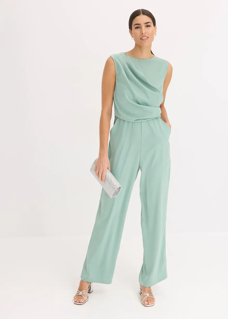 Overall aus glänzendem Satin