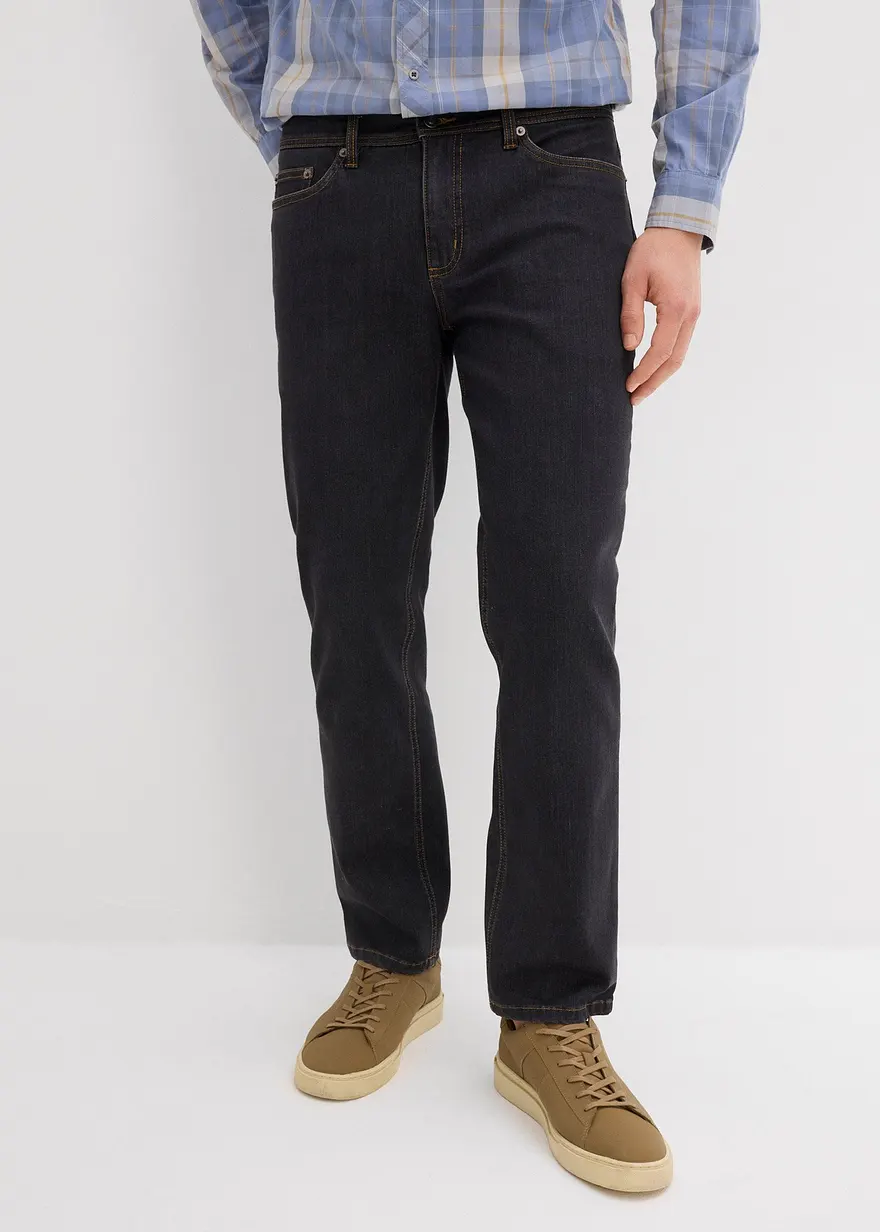 Regular Fit Stretch-Jeans, Straight (2er Pack)