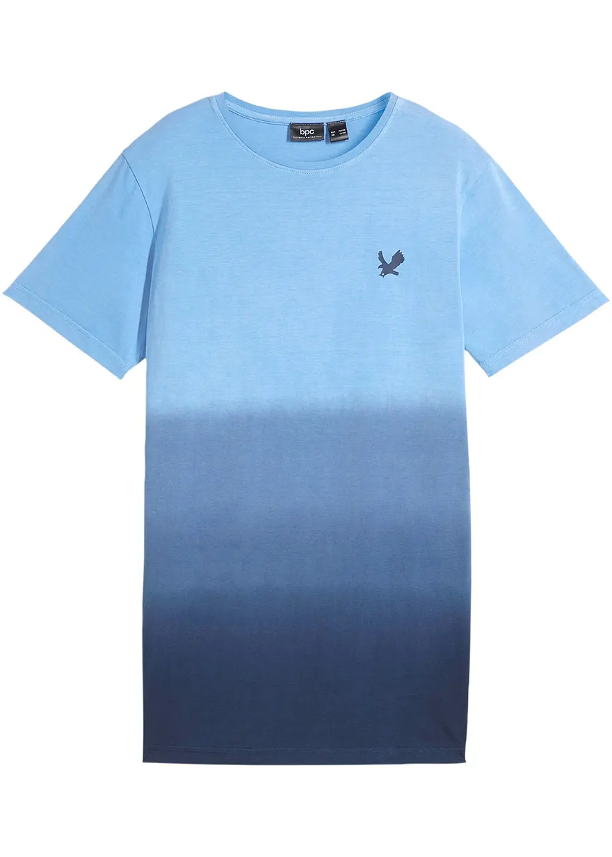 T-Shirt mit Farbverlauf aus reiner Bio-Baumwolle