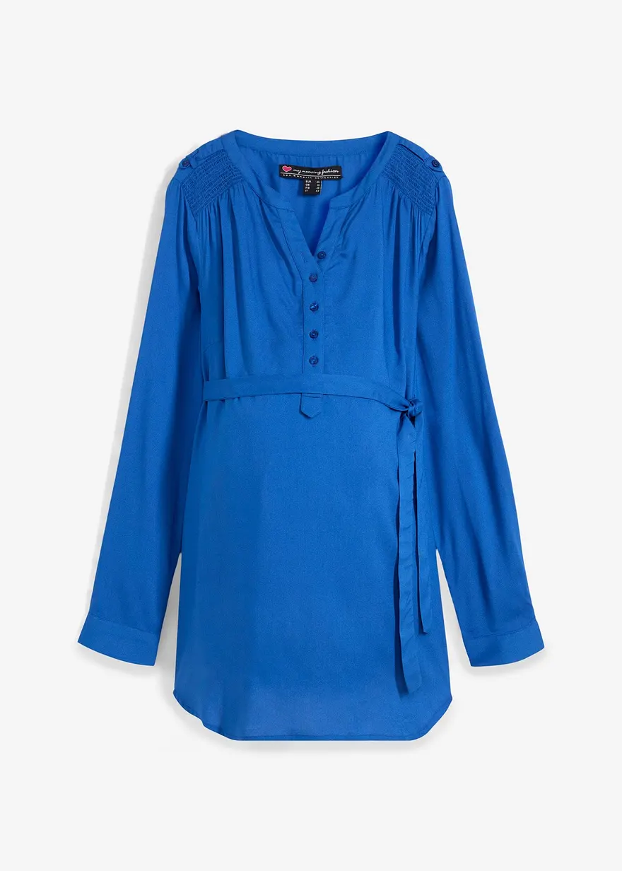 Umstands- und Stillbluse aus reiner Viskose