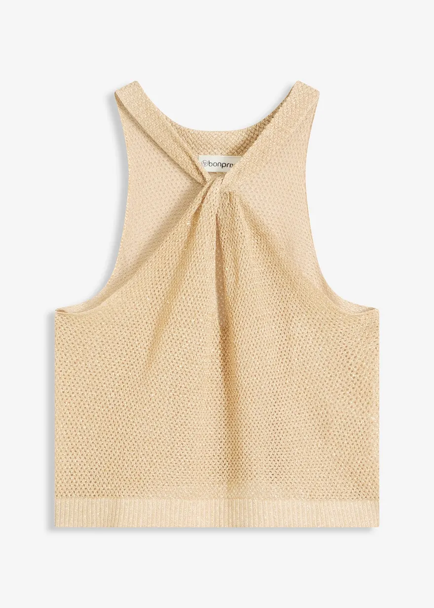 Stricktop mit Glitzer