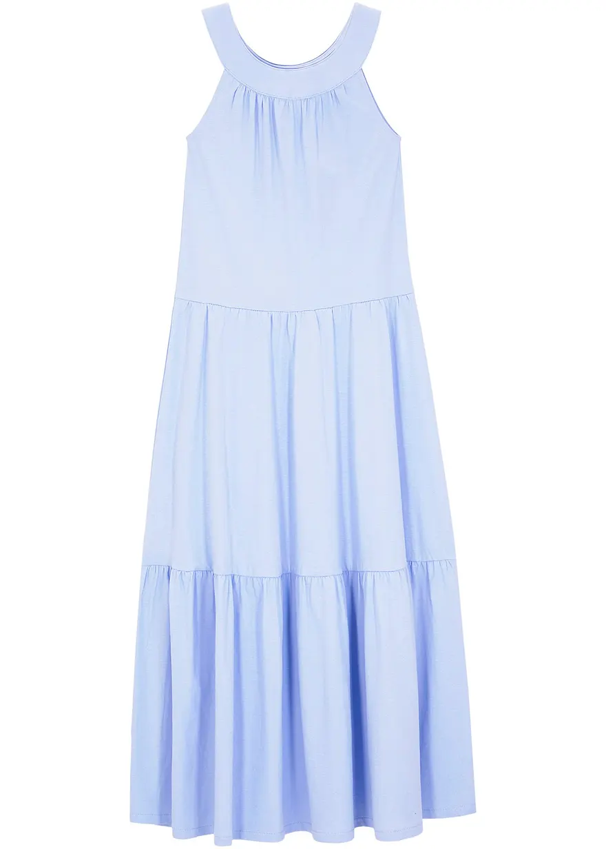 Maxi-Jerseykleid aus reiner Bio-Baumwolle