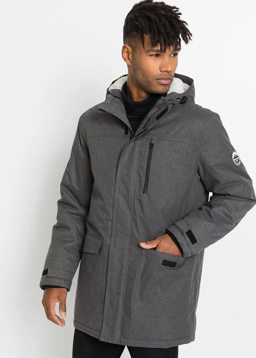 wasserdichte Funktions-Jacke mit Teddyfleece