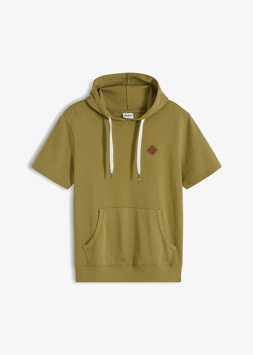 Kapuzensweatshirt, Kurzarm
