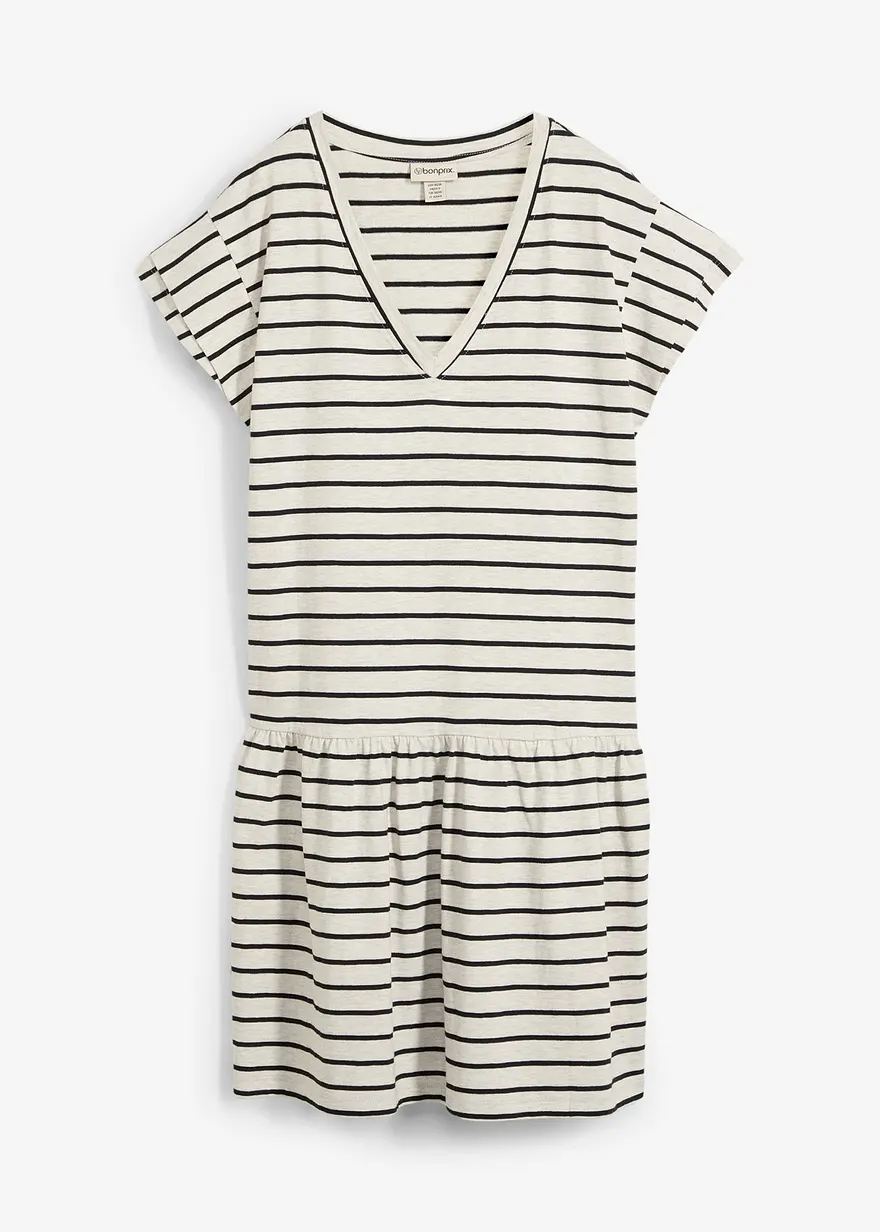 Shirtkleid aus reiner Baumwolle