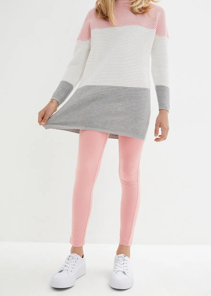 Leggings aus elastischem Bio-Baumwoll-Mix (3er-Pack)
