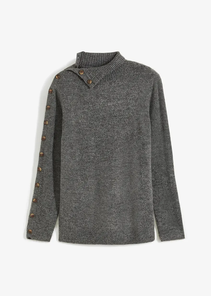 Pullover mit Knopfleiste