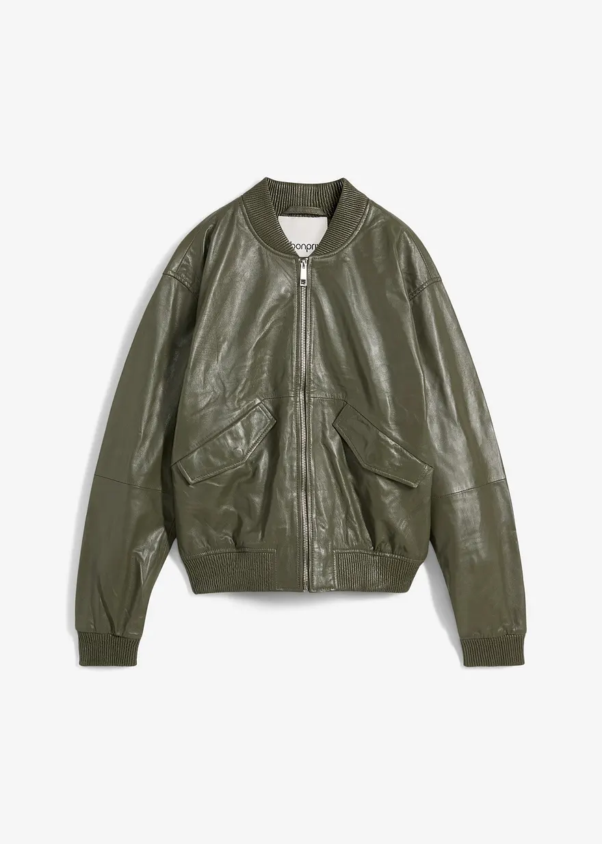 Lederblouson aus Lammnappa