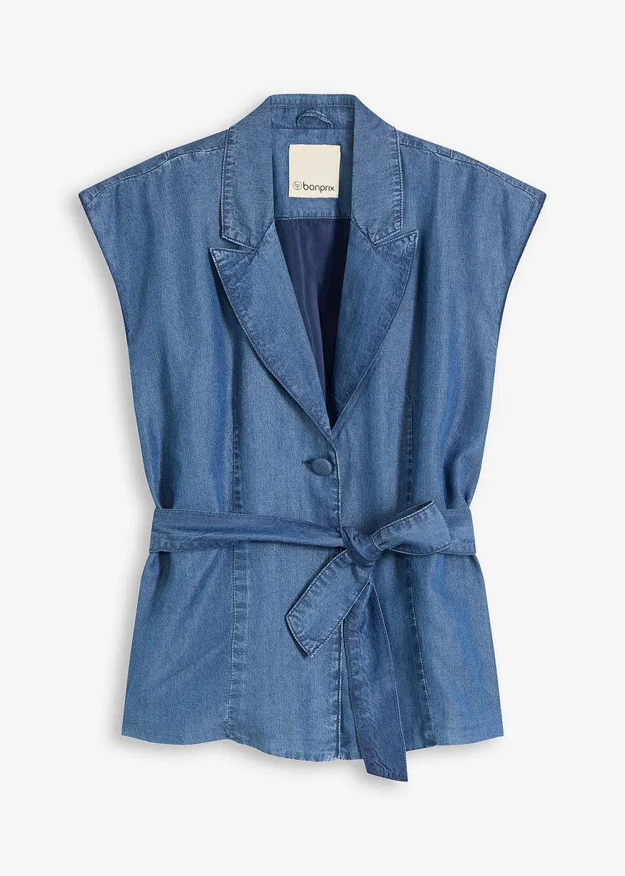 ärmelloser Lyocell Blazer