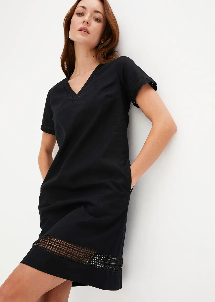 Kleid mit Spitzeneinsatz