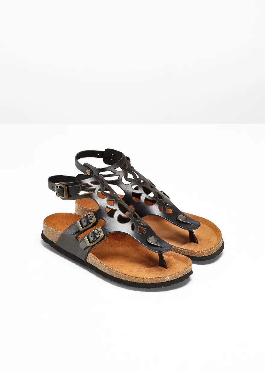 Bequeme Sandale aus Leder