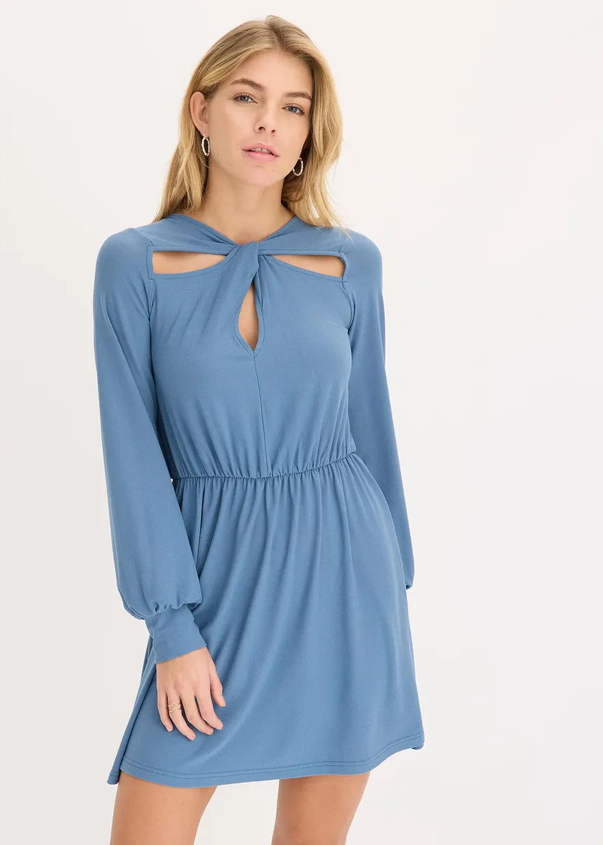 Jerseykleid mit Cut-Outs