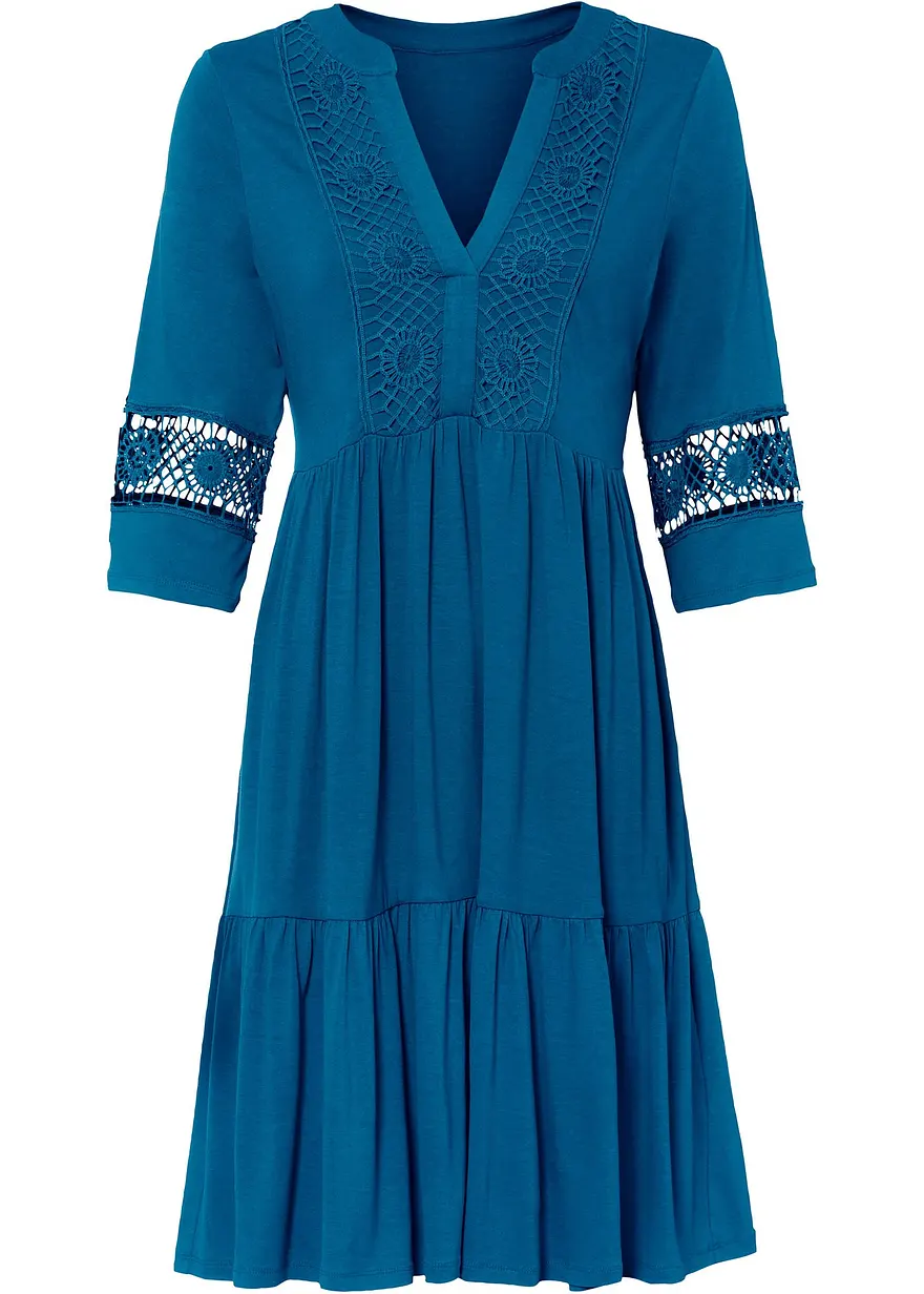 Tunika-Kleid aus softer Viskose