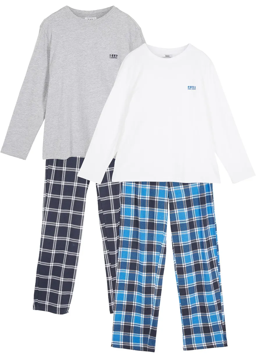 Pyjama mit weicher Bio-Baumwolle (4-tlg. Set)