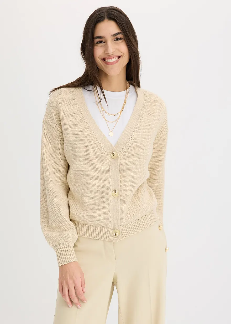 Grobstrickjacke