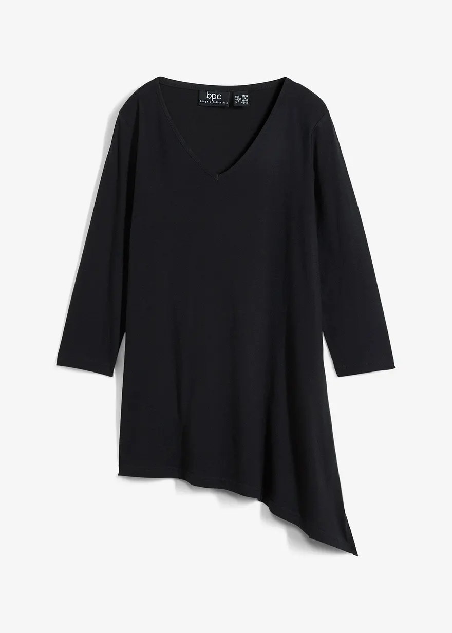 Longshirt aus Baumwoll-Viskose-Mix