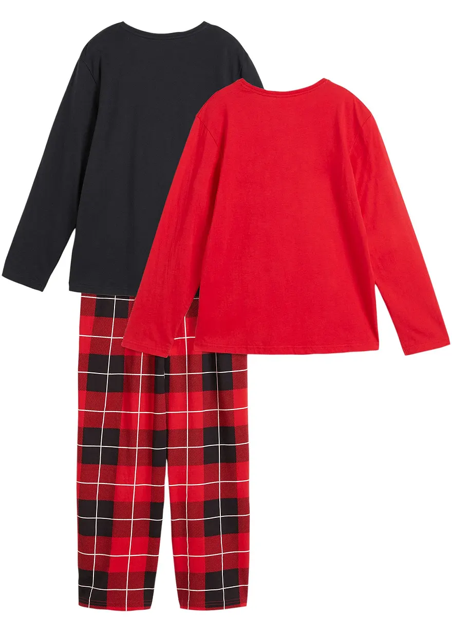 Pyjama aus reiner Bio-Baumwolle (3-tlg. Set)
