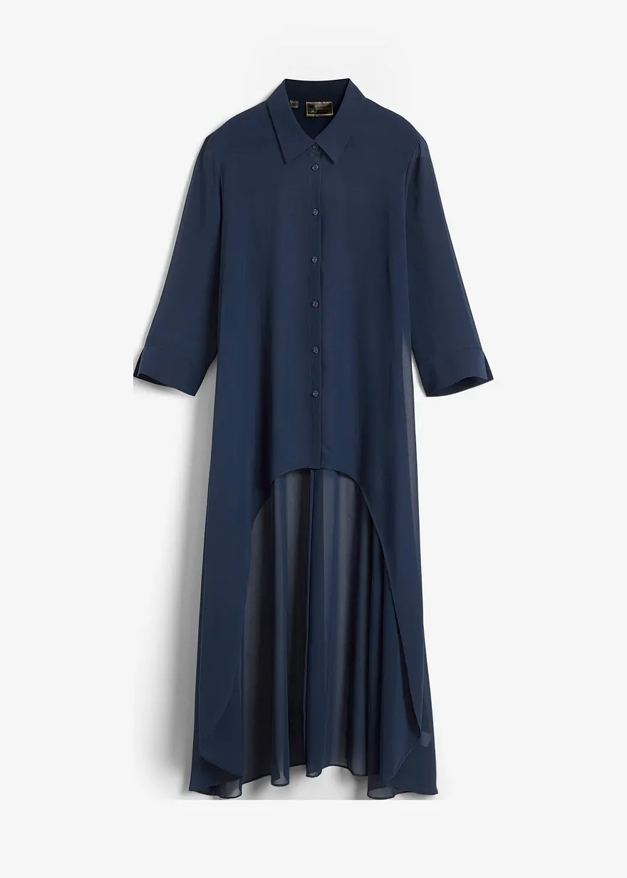 Chiffonbluse mit Volants
