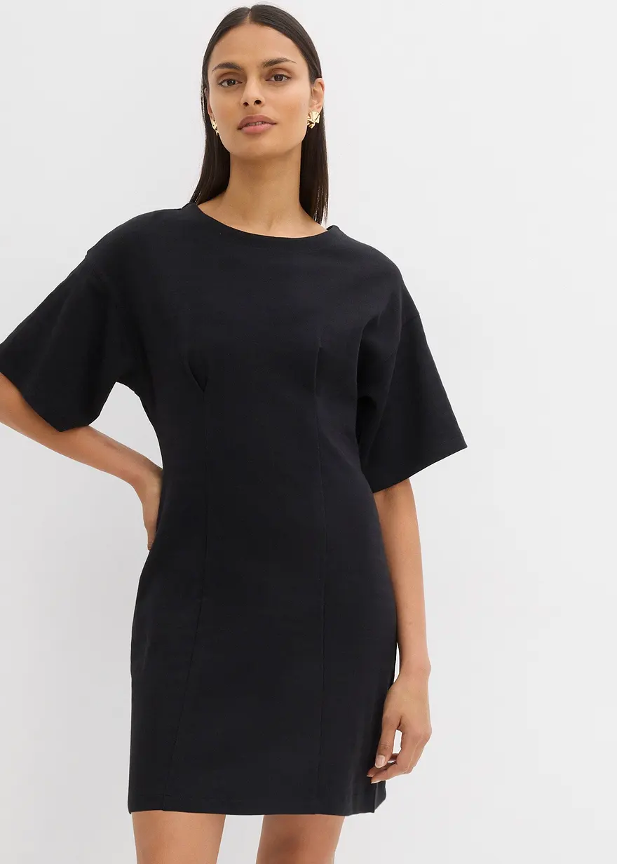 Shirtkleid aus reiner Baumwolle
