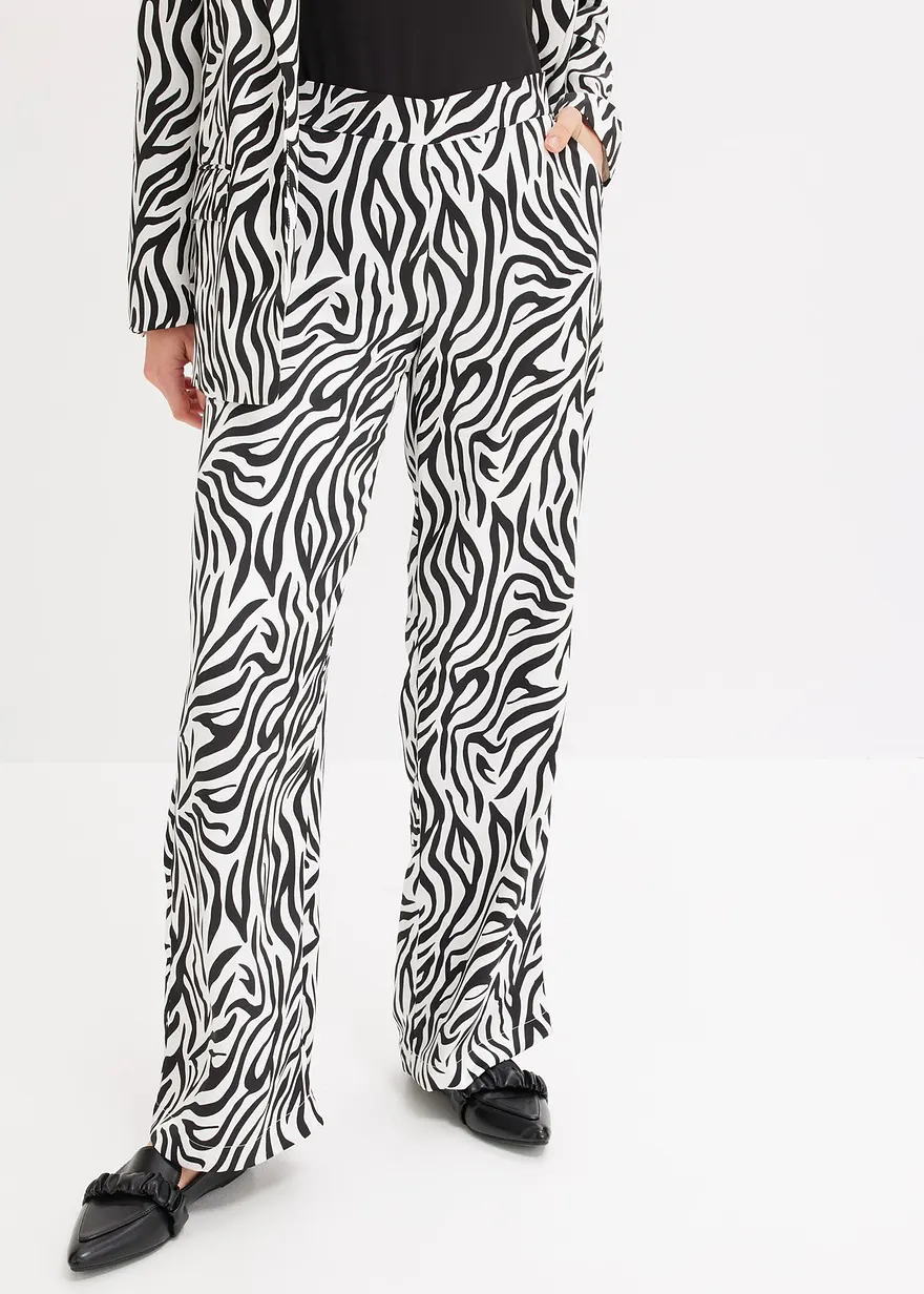 Satin-Palazzo-Hose