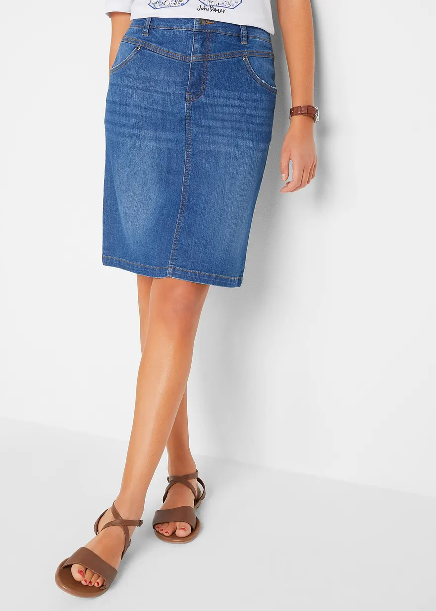 Stretch-Jeansrock