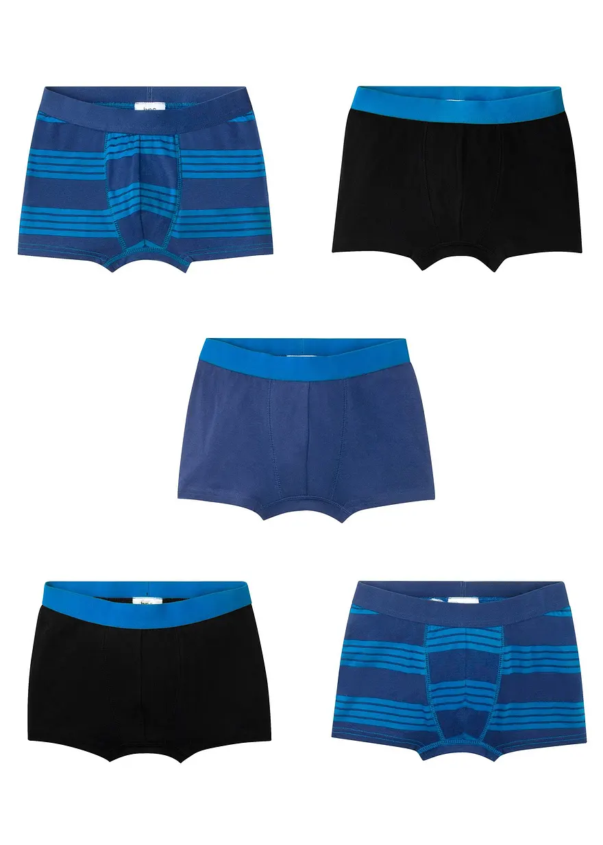 Boxershorts mit weicher Baumwolle (5er Pack)