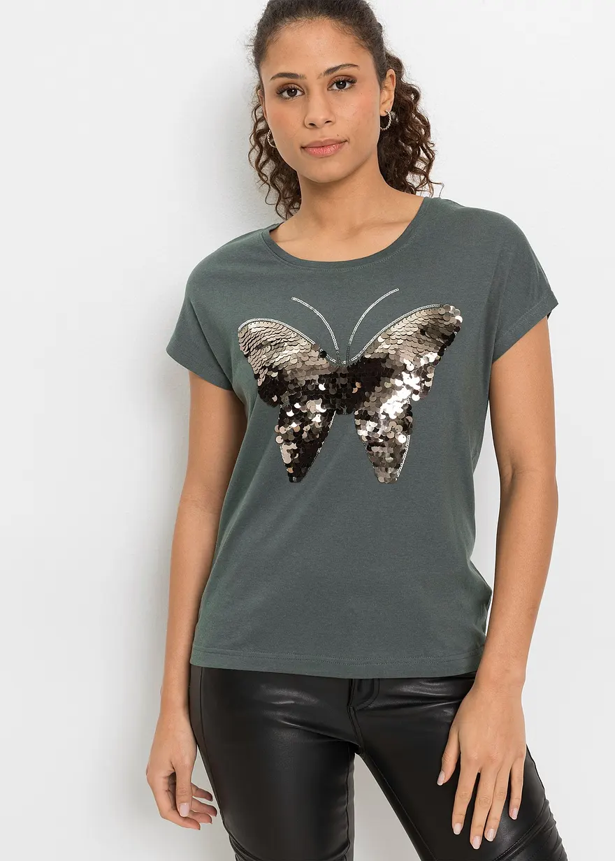 Shirt mit Pailletten