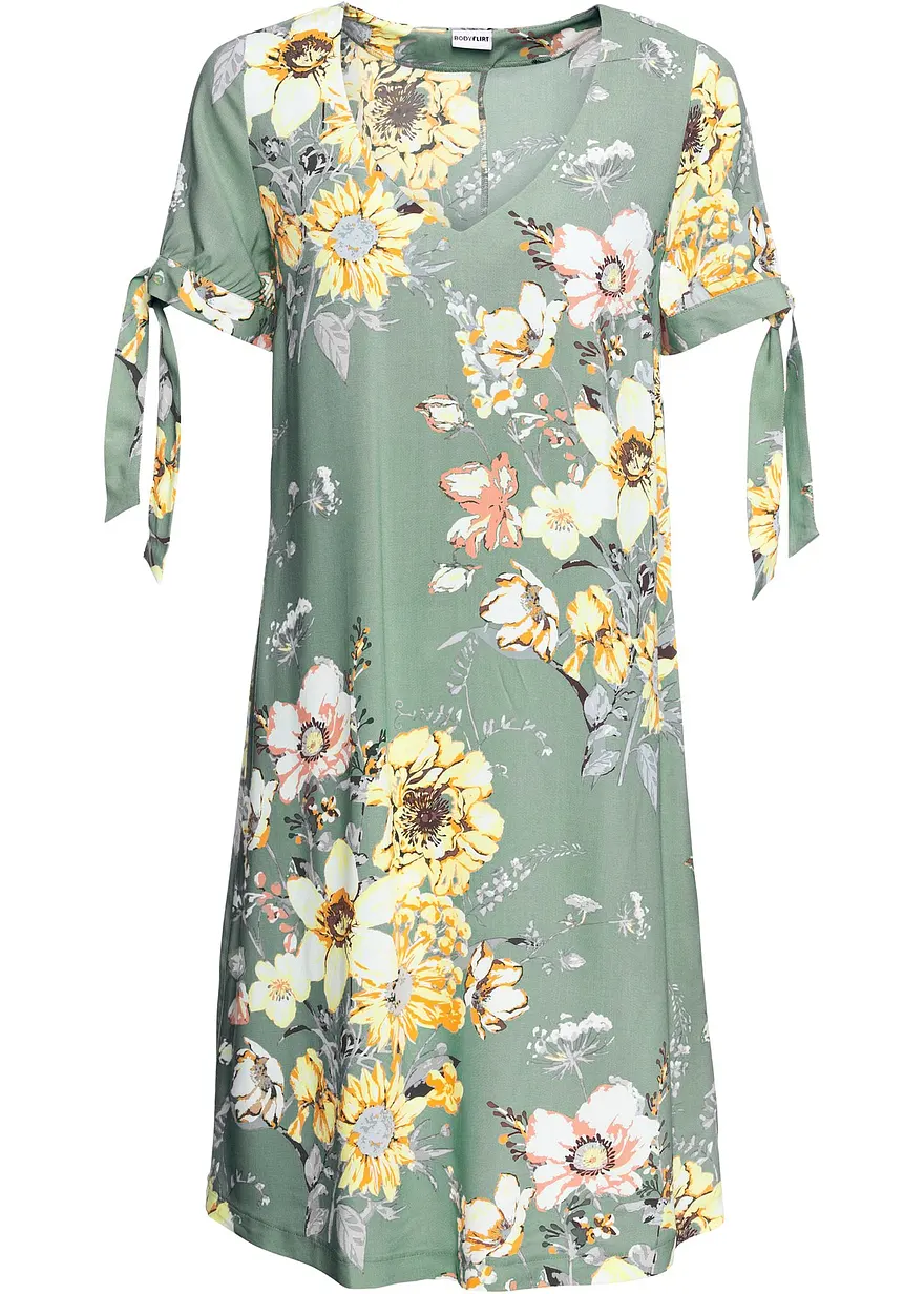 Kleid aus fließender Viskose