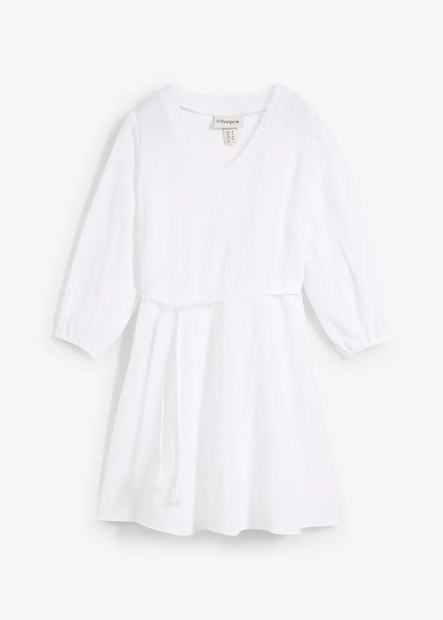Mini-Kleid aus reiner Baumwolle