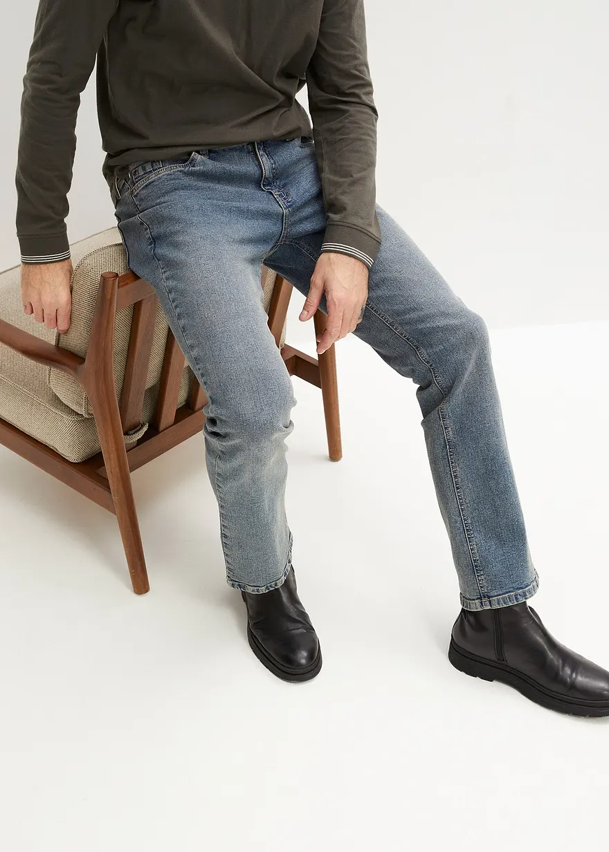Regular Fit Stretch-Jeans, Bootcut