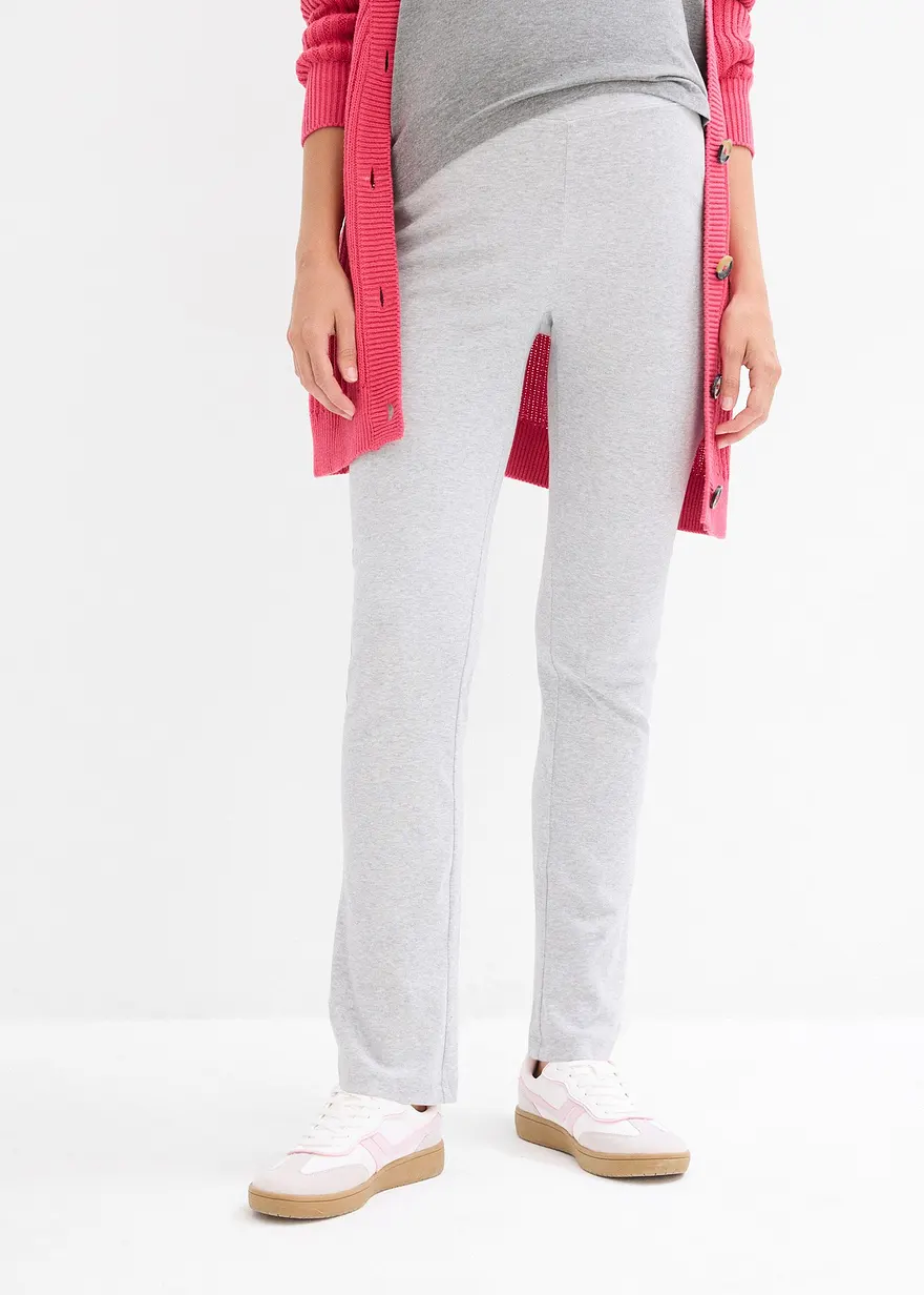 2-in-1 Umstandshose aus Jersey für die Schwangerschaft und danach, Straight