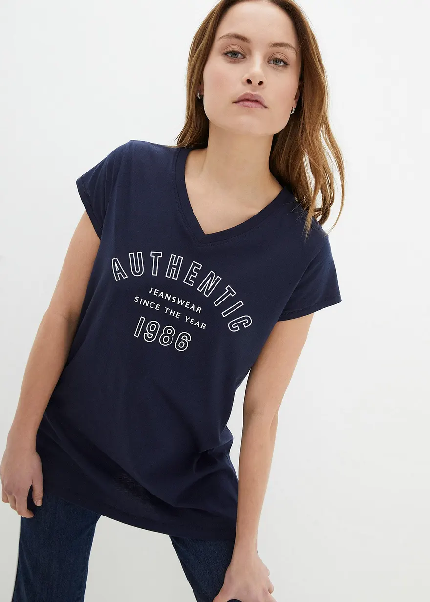 Longshirt aus reiner Bio-Baumwolle