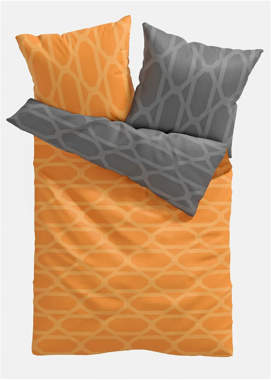 Wendebettwäsche mit grafischem Design