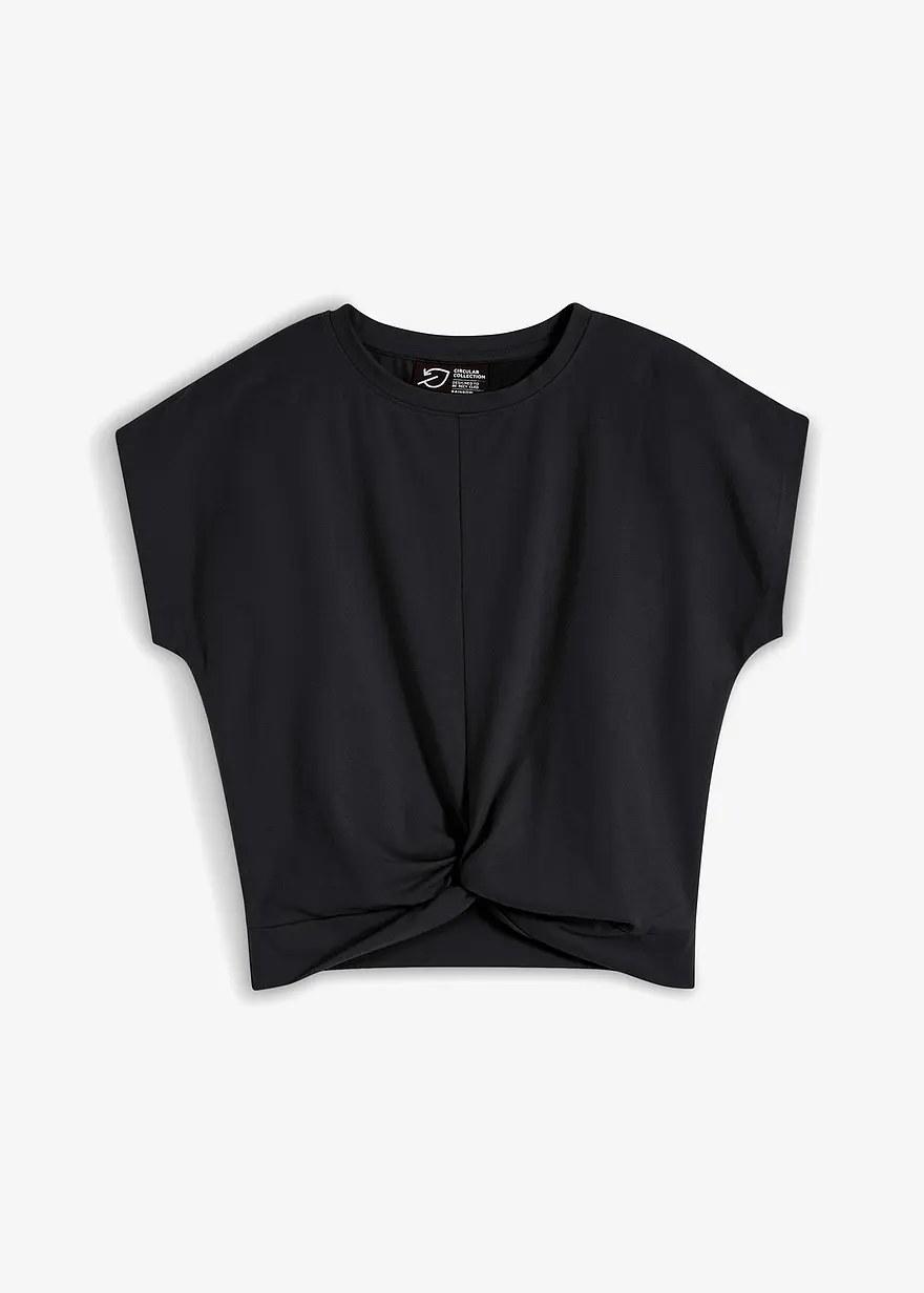 Kurzes T-Shirt aus reiner Bio-Baumwolle