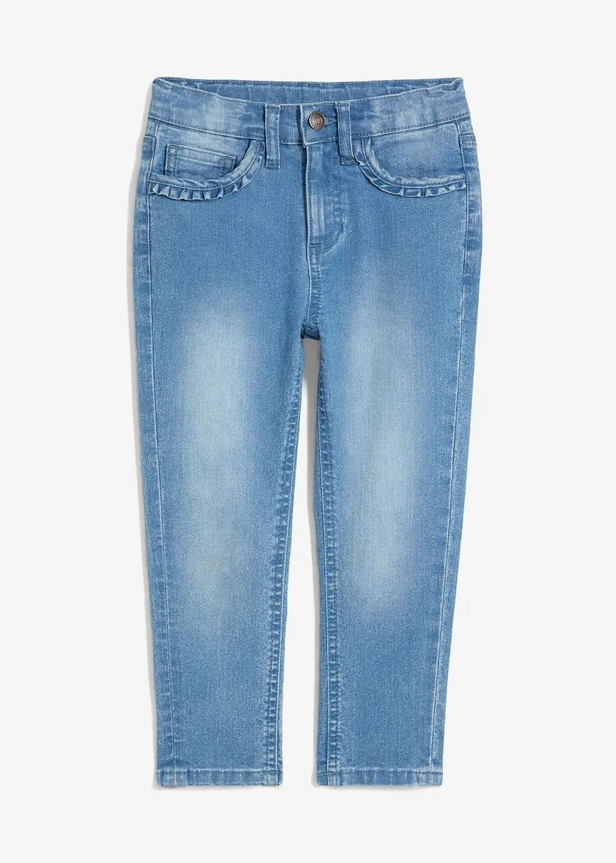 Stretch-Jeans Mid Waist, Tapered