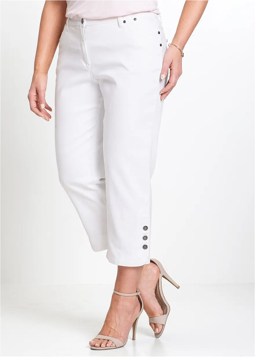 Capri Jeans Mid Waist