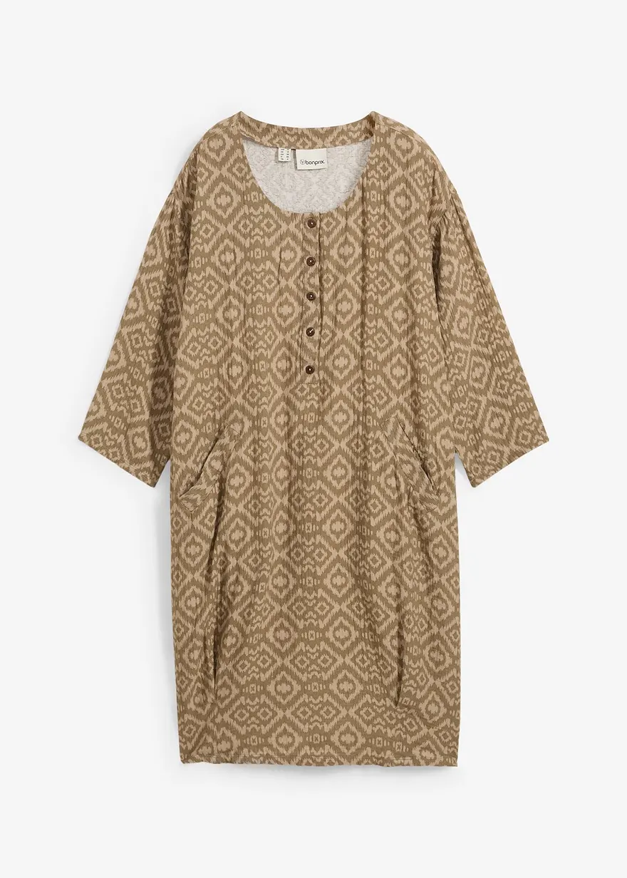 Kleid aus Musselin in O-Form