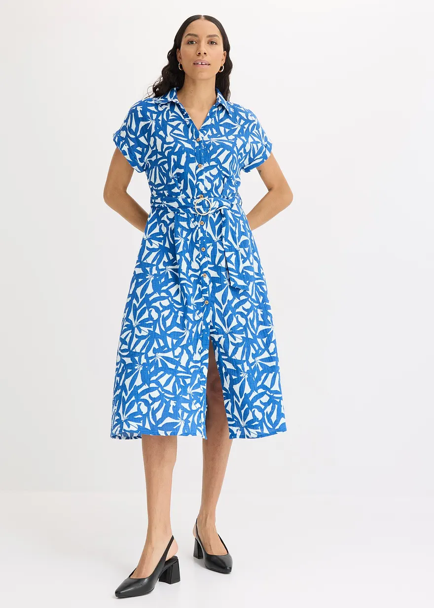 Midikleid mit Gürtel