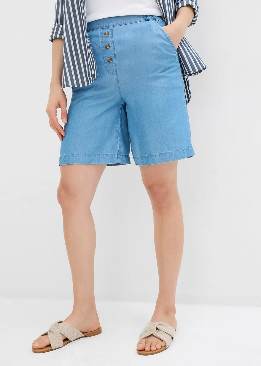 Schlupf-Shorts aus Lyocell