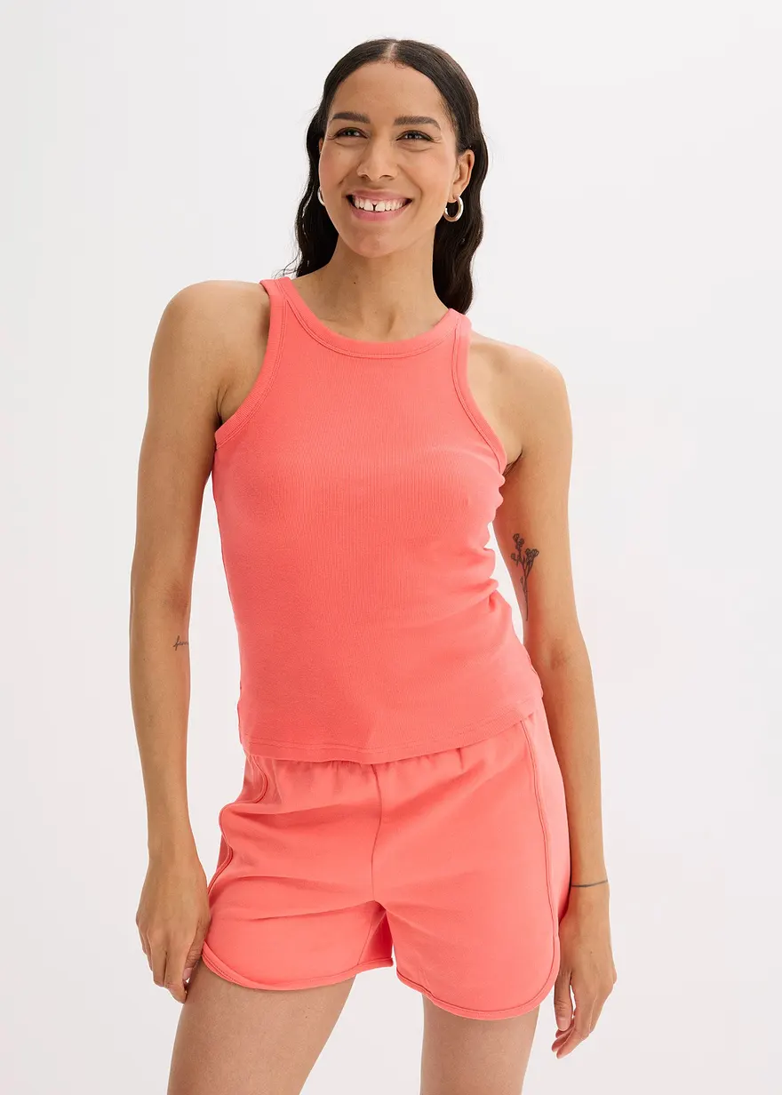 Geripptes Tanktop