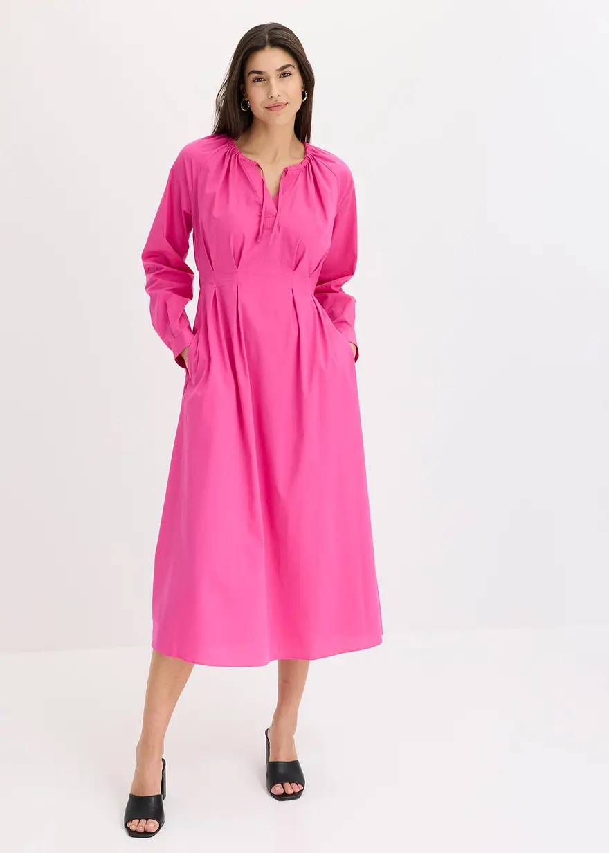 Maxikleid aus Popeline