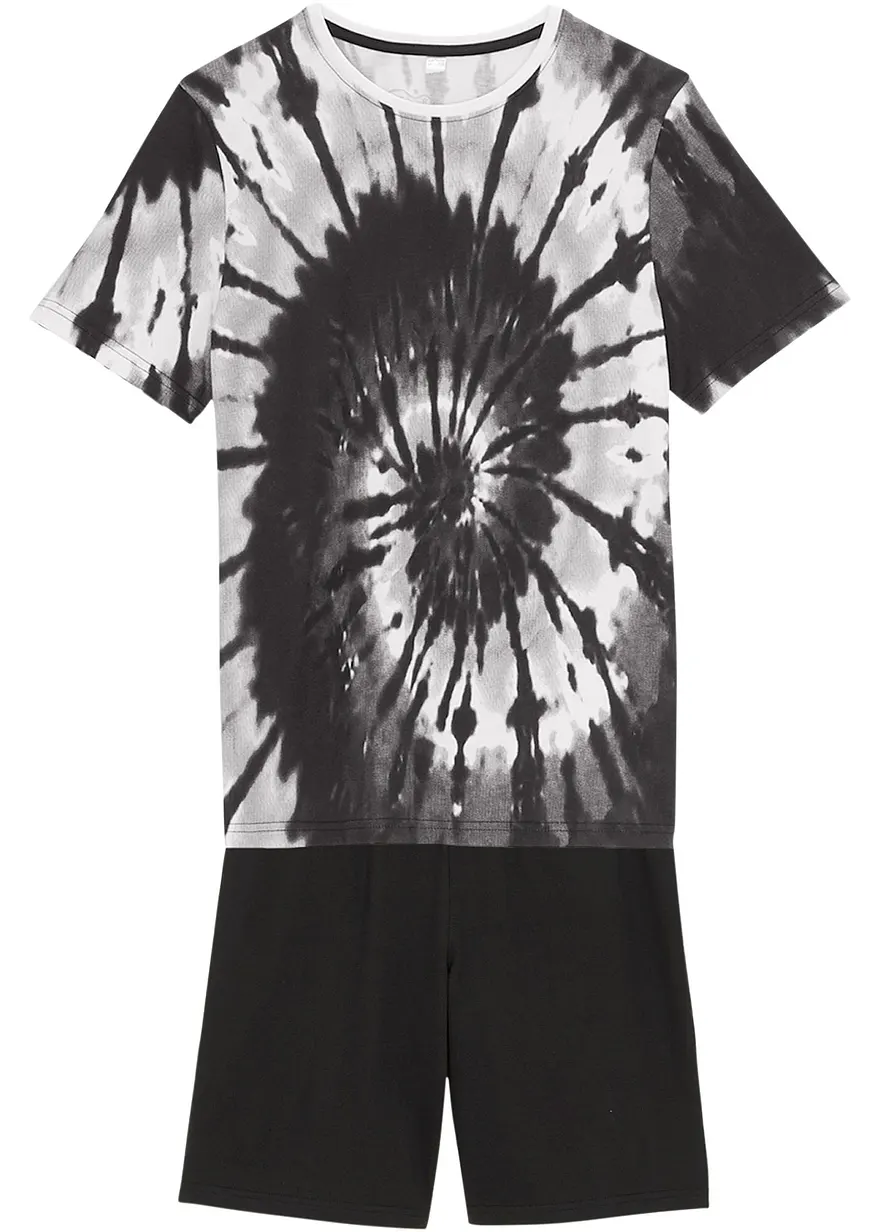T-Shirt und Jersey-Bermuda (2-tlg.Set) aus reiner Bio-Baumwolle