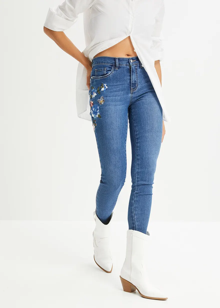 Skinny Jeans Mid Waist