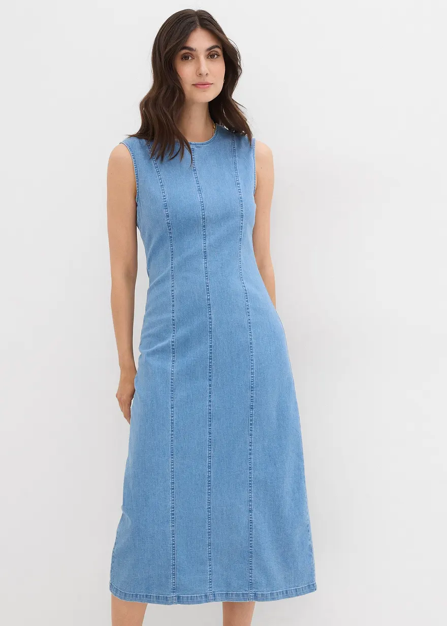 Jeanskleid aus Bio-Baumwolle mit Stretch