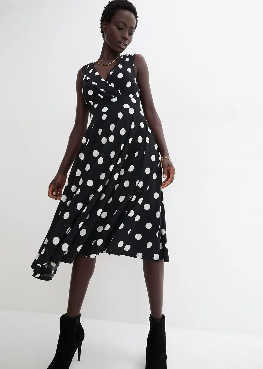 Shirtkleid mit Punkten